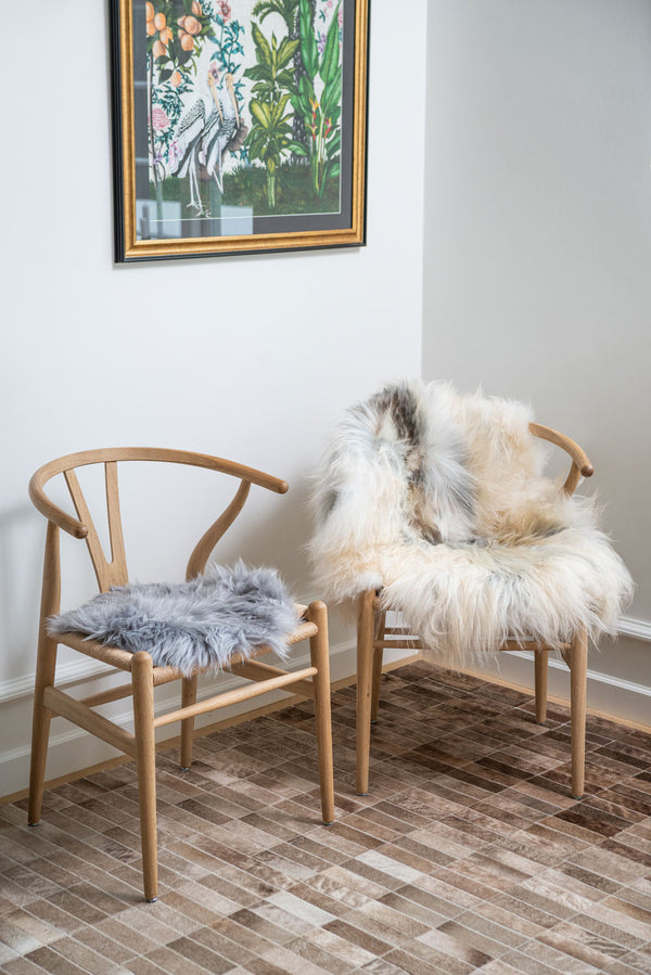 Taupe Sheepskin Seat Pad , Luxury Sheepskin Cushion, Seat Pad, Genuine  Sheepskin Chair Cushion, Office Chair , Home Office 