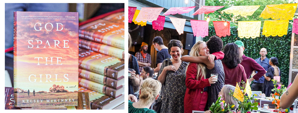 book outdoor gather garlands colourful