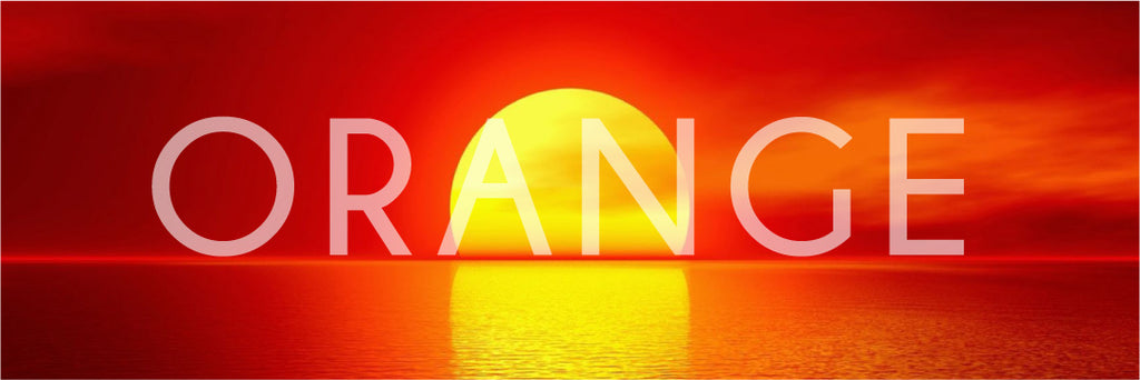orange, sun