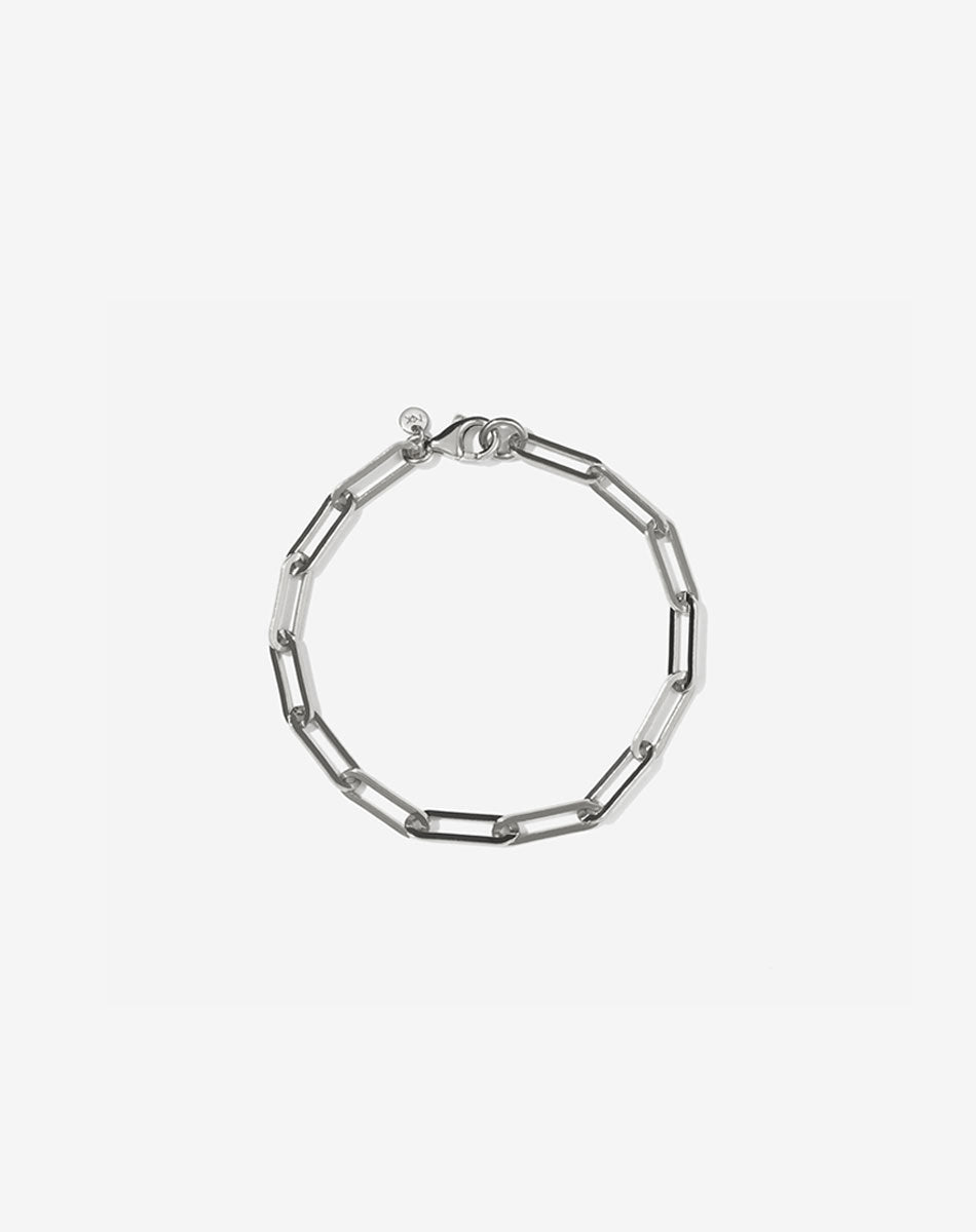 Off-White c/o Virgil Abloh Silver Multi Paperclip Bracelet in Metallic