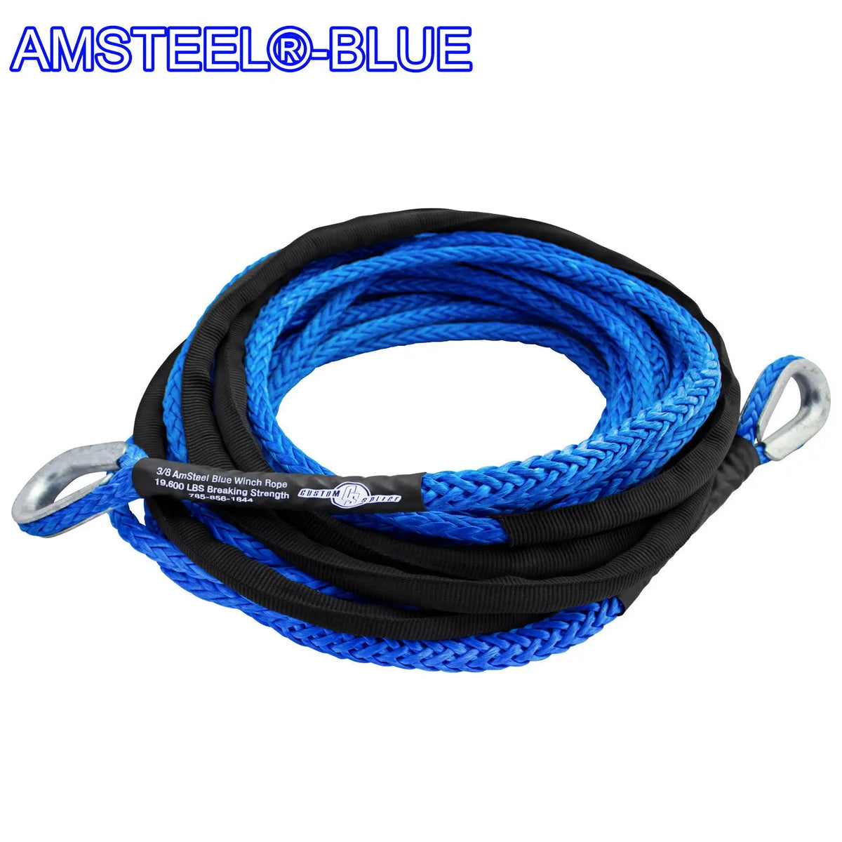 3/16 Extension - AmSteel®Blue Winch Rope - Custom Splice