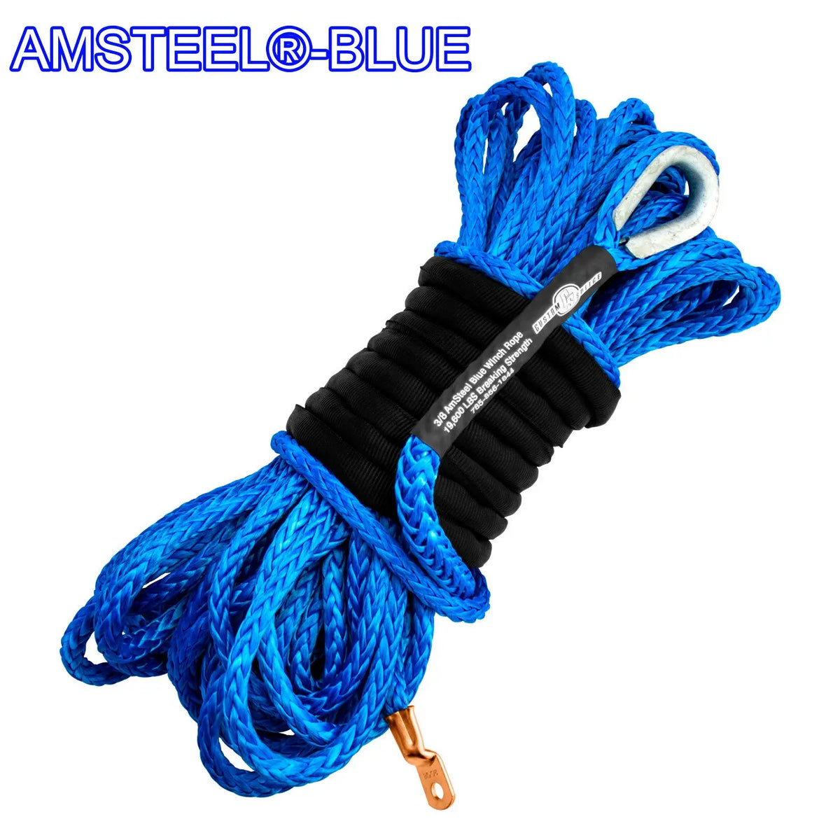 3/8 Extension - AmSteel Blue Winch Rope – Custom Splice