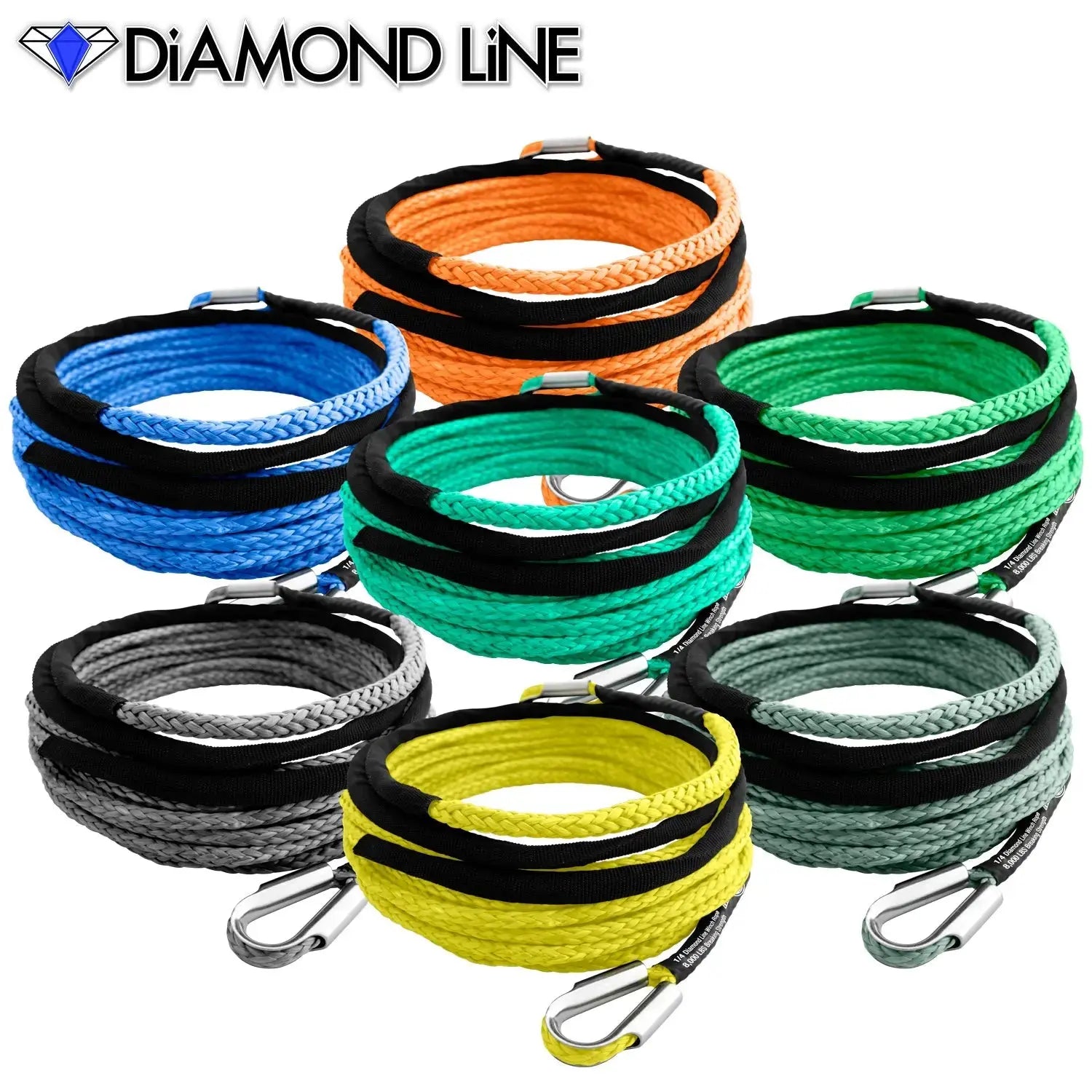 1/4" Extension - Diamond Line Winch Rope