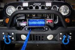 3/8" X 80' Synthetic Winch Rope Main Line on a Jeep JK