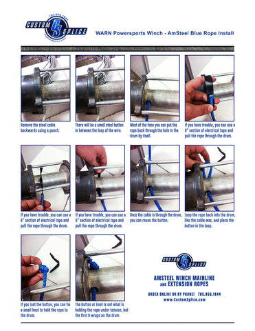 Rebuild XL 3000 WARN Winch: Rebuild & Replace Steel Winch Cable 