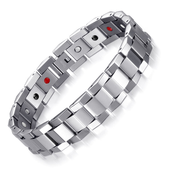 Rainso Jewelry Men Bracelet - Magnetic Therapy Healing Series