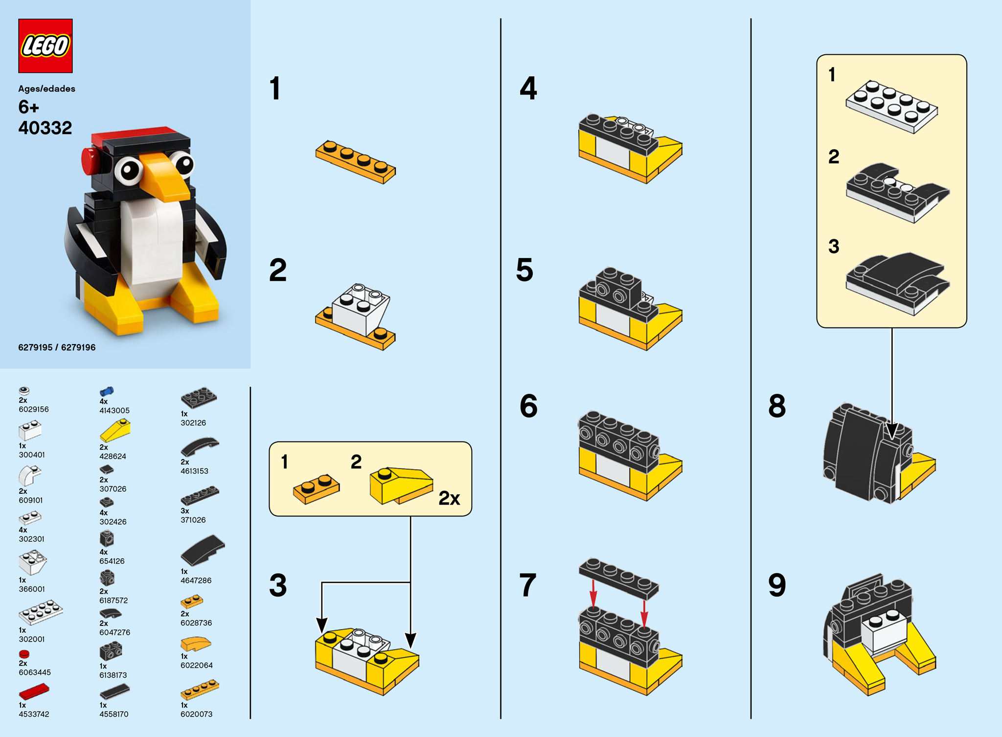 Incubus Kritisk Blive gift LEGO® Monthly Mini Build Instructions - Penguin