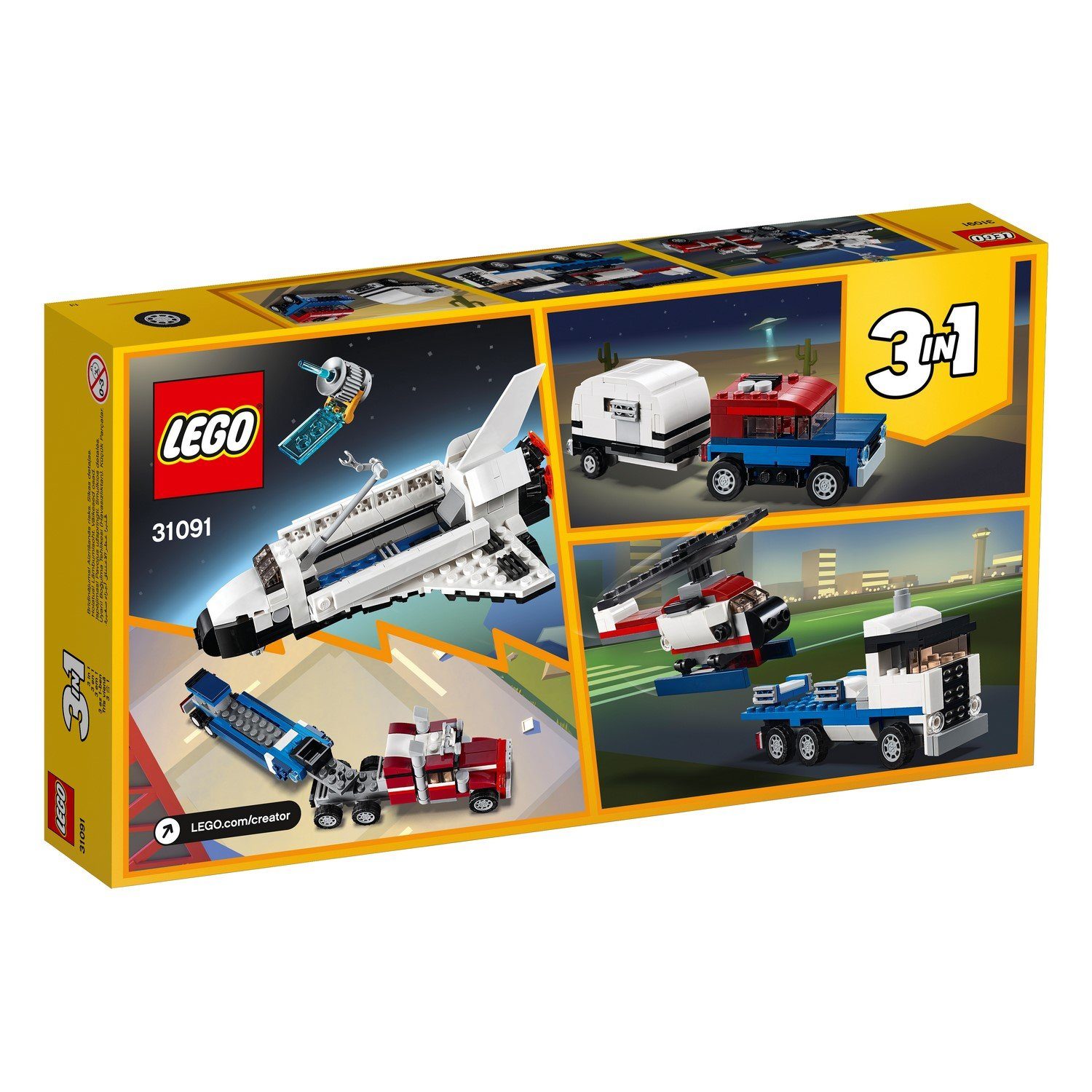 lego 3 in 1 shuttle