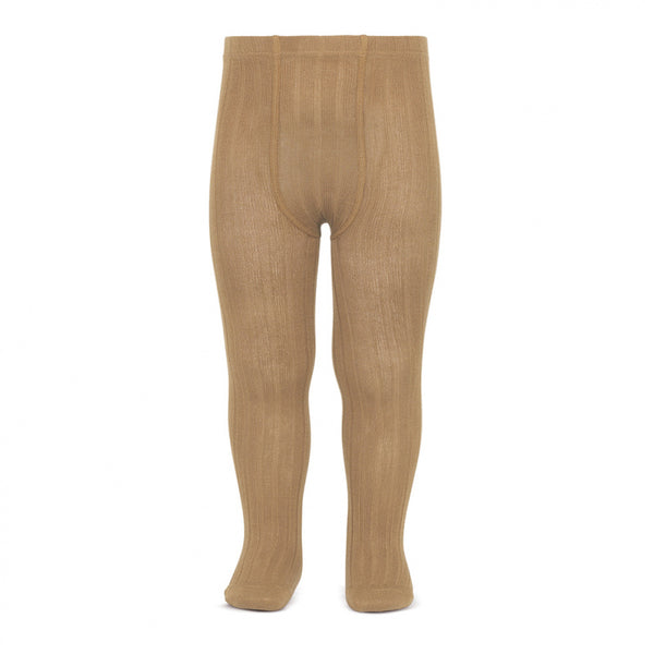 Classic Ribbed Tights // Cream - Cóndor 303