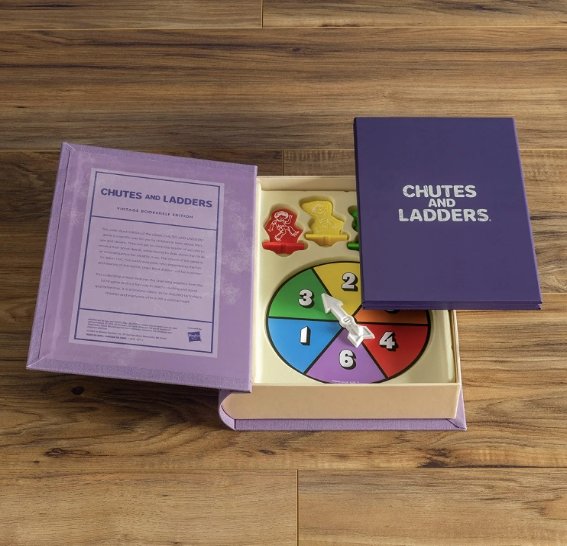 Chutes and Ladders - Vintage Bookshelf Edition - WS Game Company - All The Little Bows