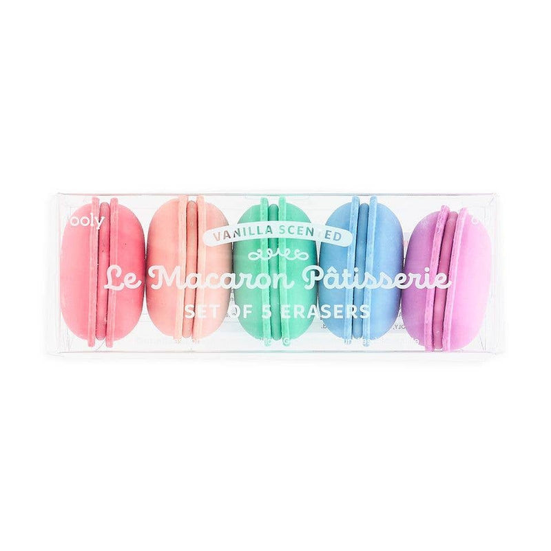OOLY - Le Macaron Patisserie Scented Eraser - Set of 5 - OOLY - All The Little Bows