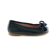 Berries Navy Leather girls ballerina (SS-7025) - SIMPLY SHOES HONG KONG