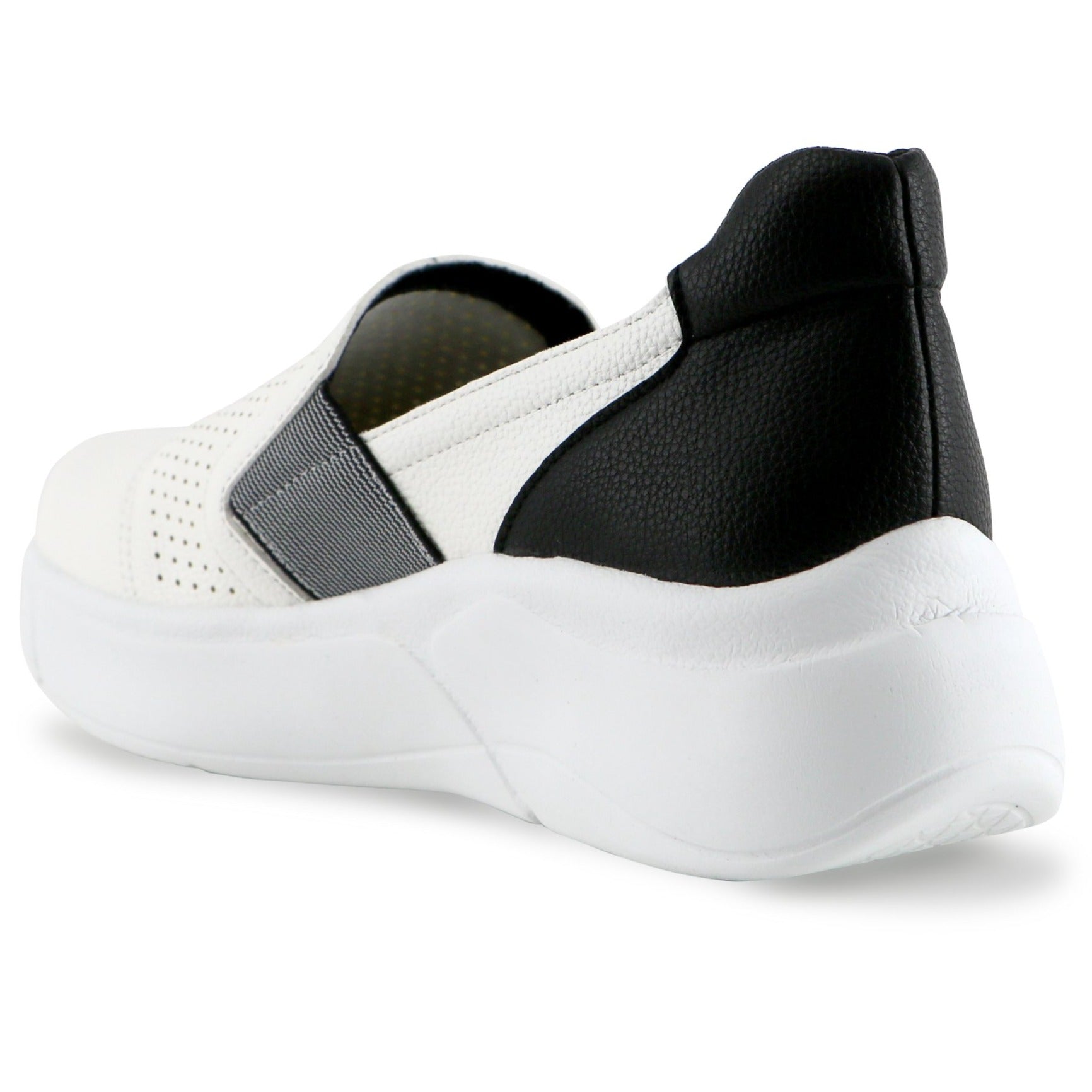 Black White Casual Sneaker for Women 