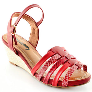 Red Espadrilles Sandals for Women (408 