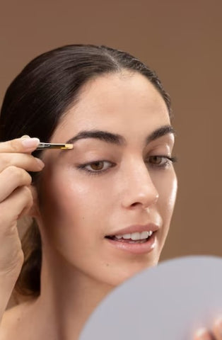 Highlight the brow bones