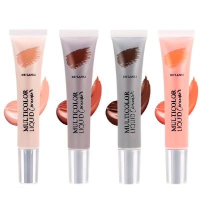 DE'LANCI Multicolor Liquid Concealer for Dark Skin