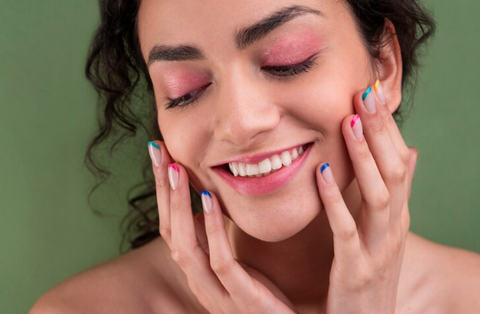 Soft pink pastel eyeshadow look