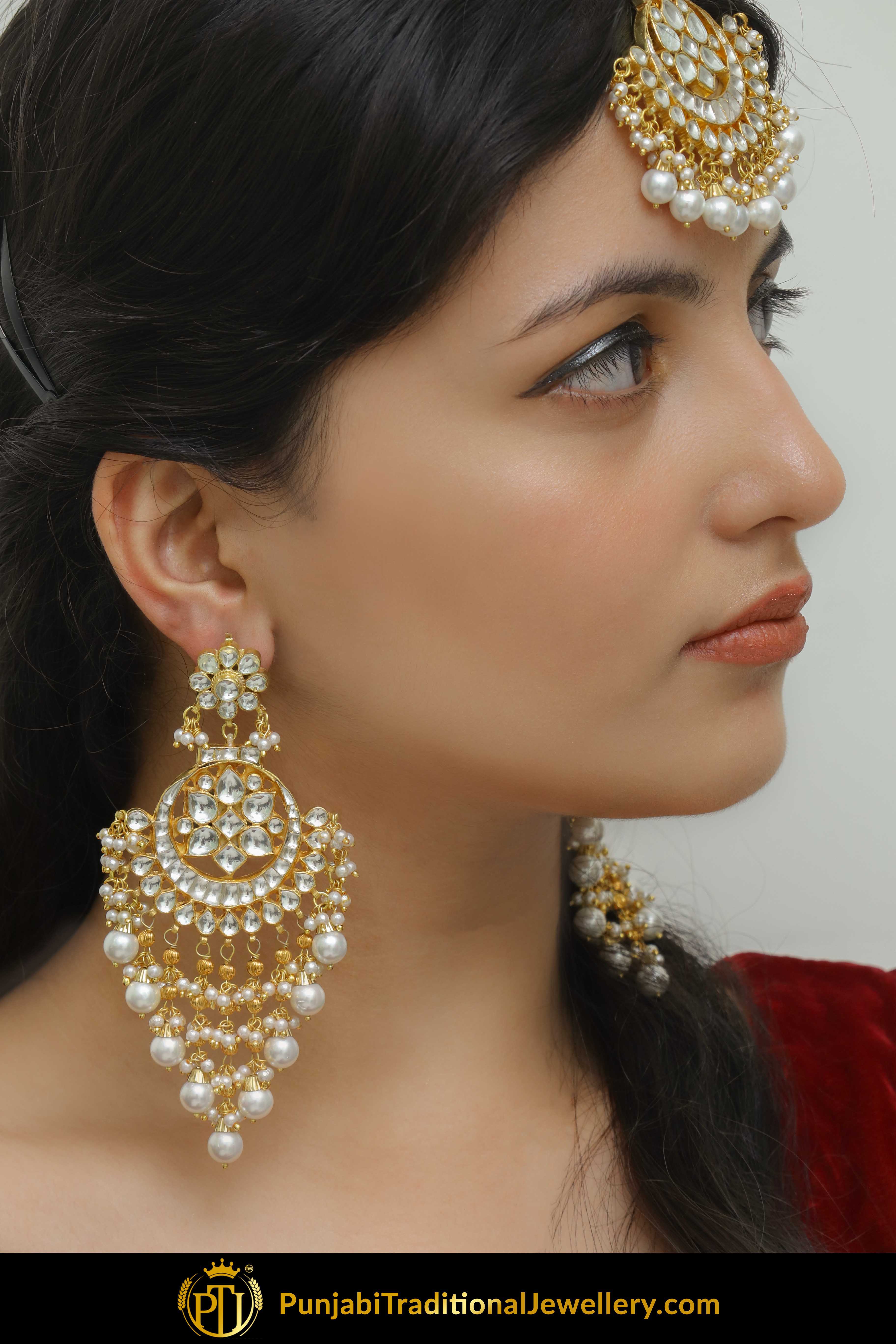 Maang Tikka and Earring Set Online – Amazel Designs