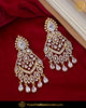 Gold Finished Amrican Diamond Earrings | Punjabi Traditional Jewellery Exclusive
