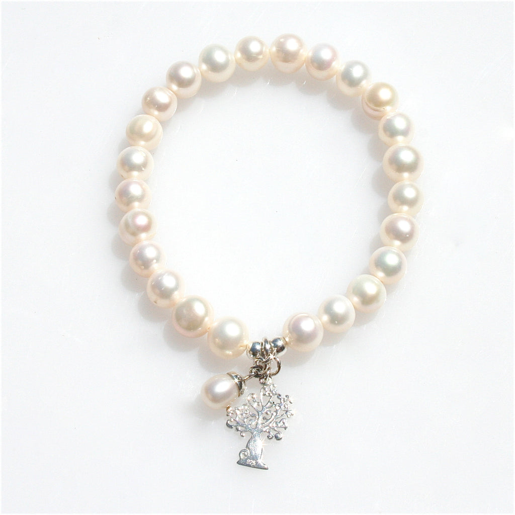 pearl bracelet elastic