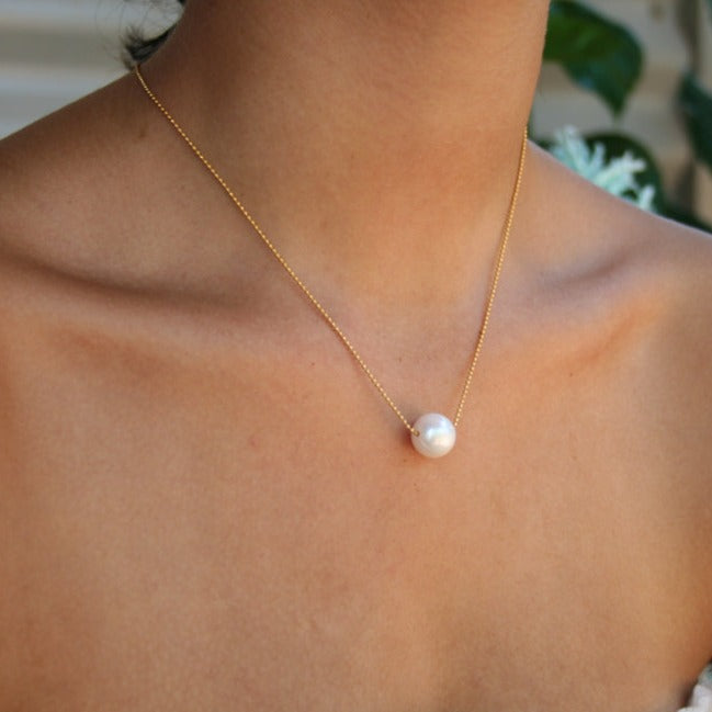 Sophie Pearl Necklace [Gold Plated]