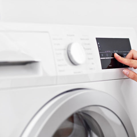 Washing Machine and person selecting cycle setting