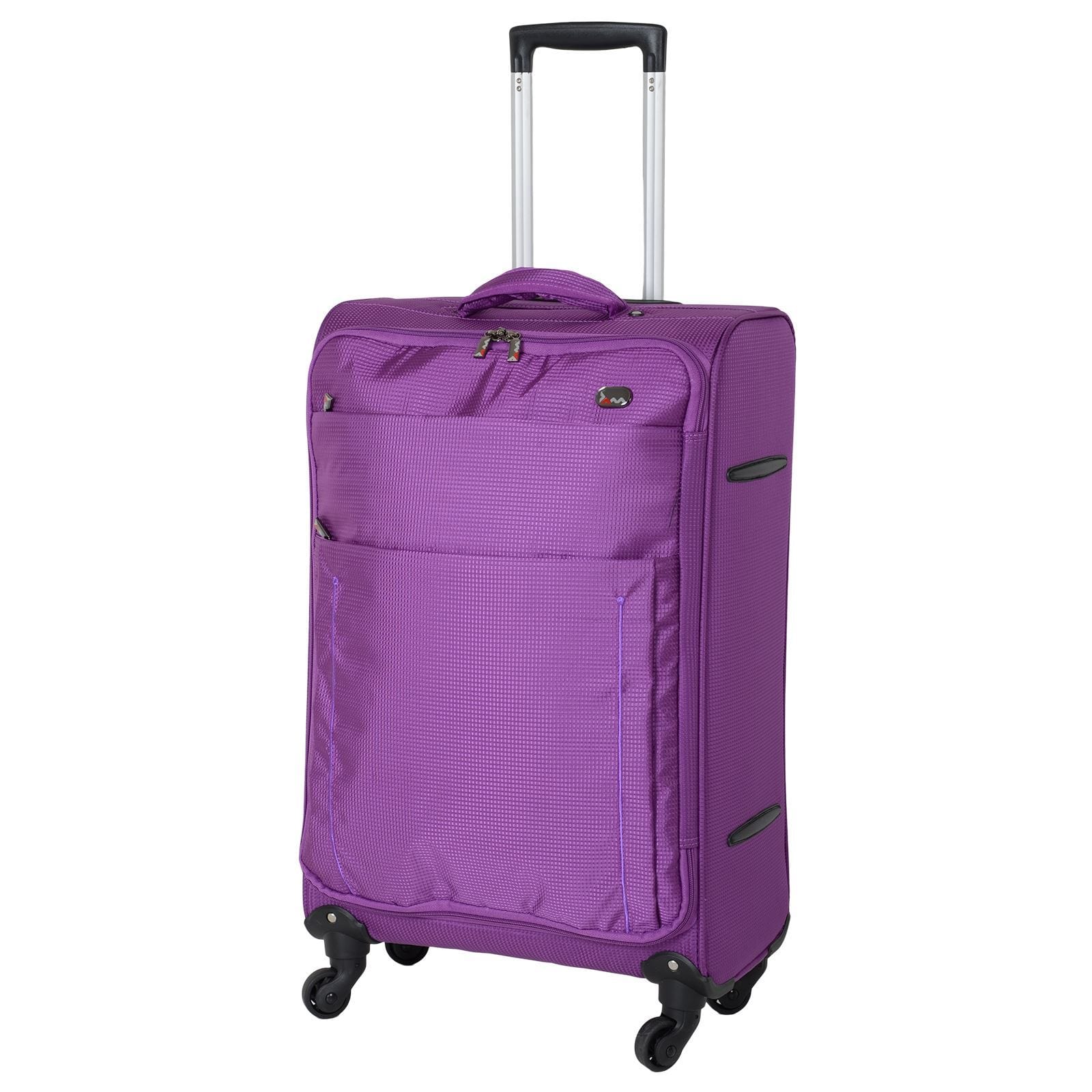 Voyager Ultra Lightweight Suitcase Trolley Case Luggage 4 Wheel Spinne ...