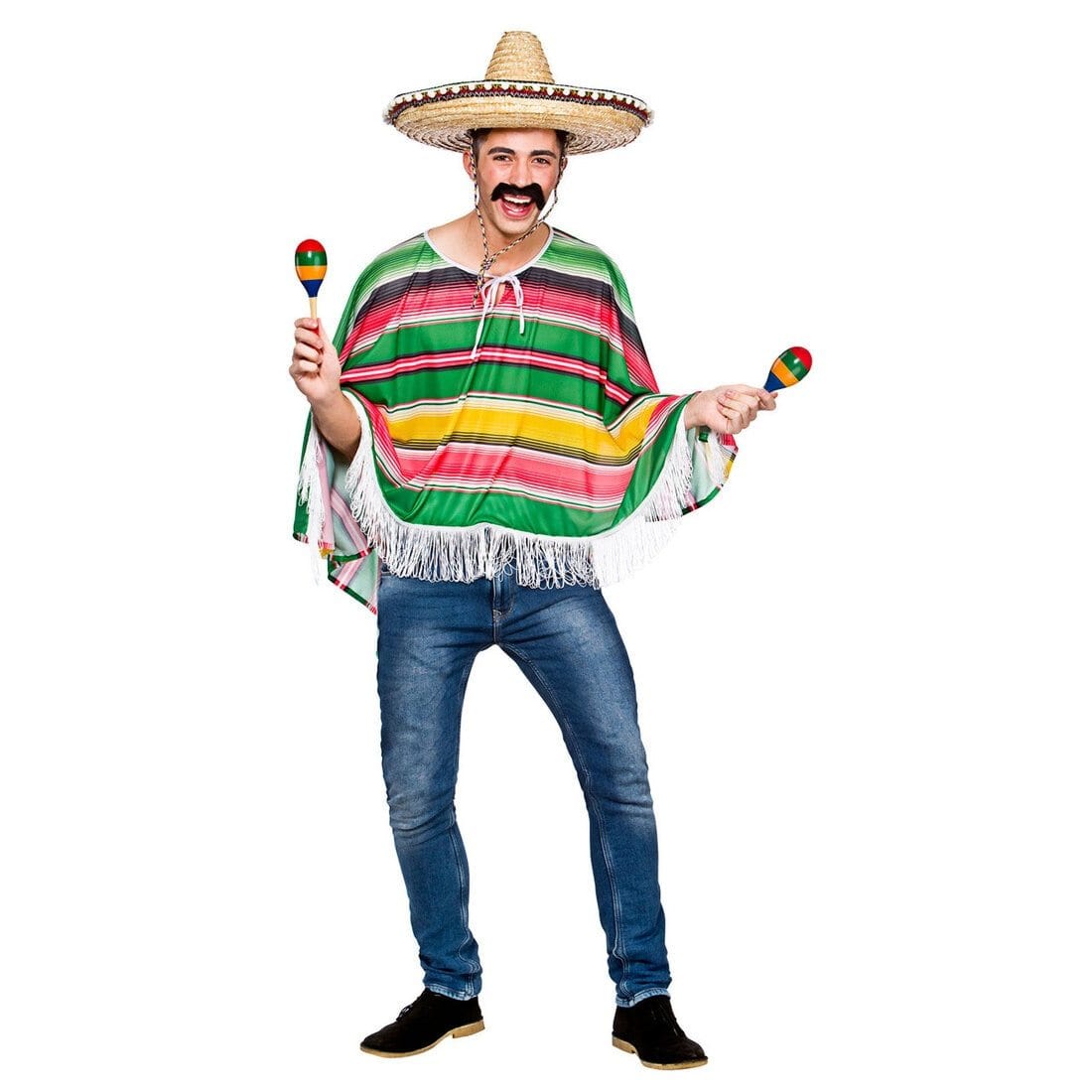 Mexican Bandit Poncho Costume