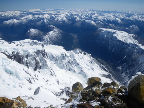 Looking north from the summit of Pico Argentino