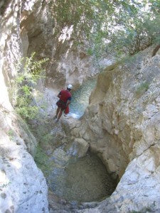 Abdet Canyoning - Start of lower section