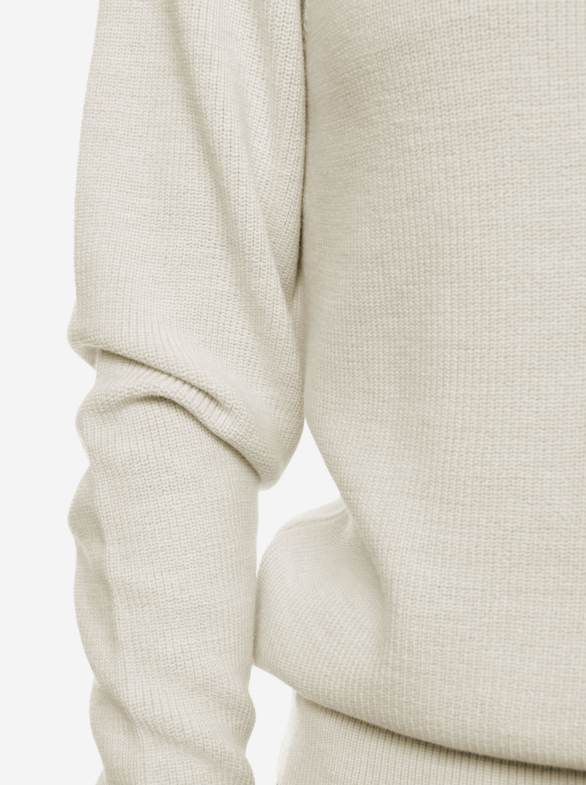 Teym • The Merino Sweater for women • Crewneck • White • 100% Merino wool