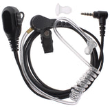 3.5mm 1 Pin Acoustic Tube Earpiece Headset with PTT and Microphone for YAESU VERTEX Radios Walkie Talkie VX-132 VX150 VX-3R VX-5R - Walkie-Talkie Accessories