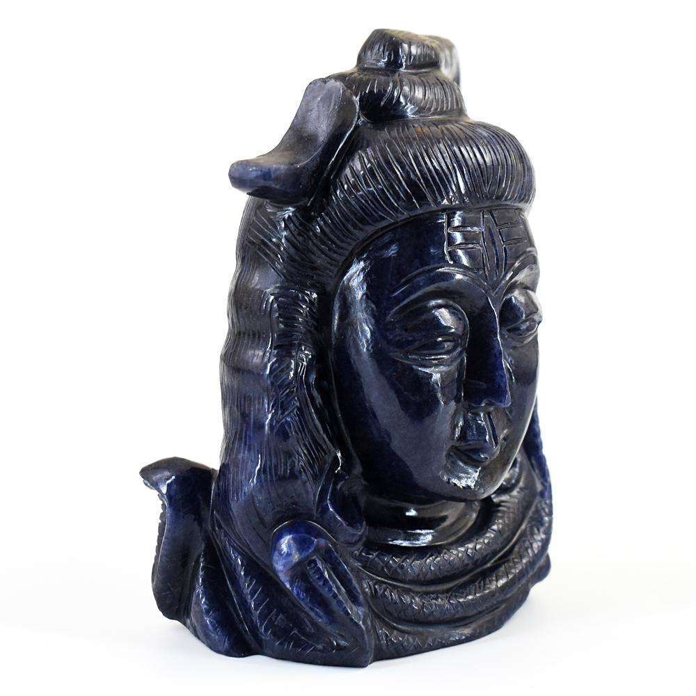 Exclusive Blue Jade Hand Carved Lord Shiva