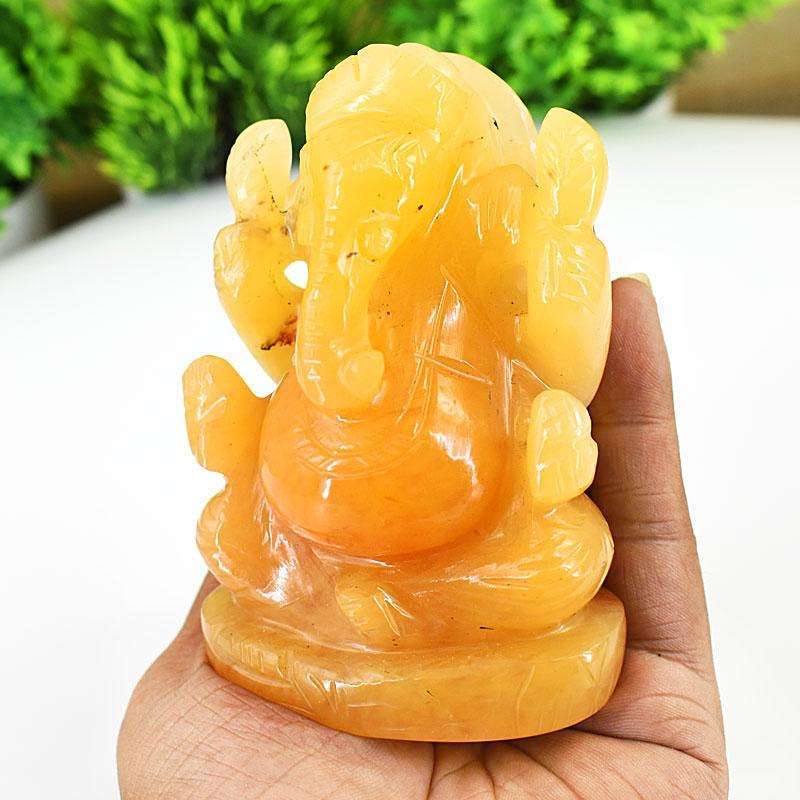 Genuine Yellow Aventurine Hand Carved Genuine Crystal Gemstone Carving