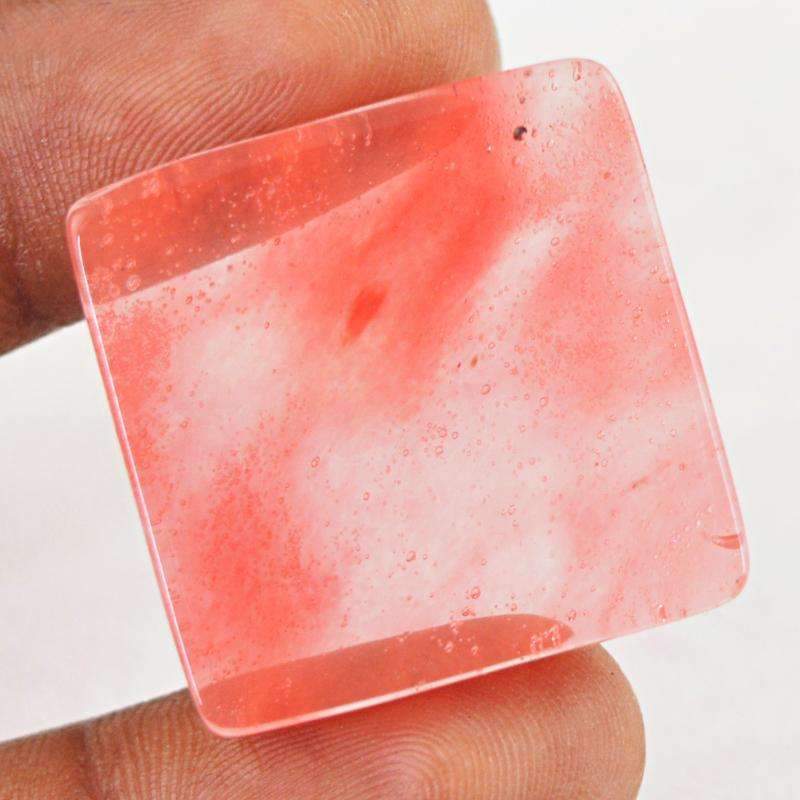 Natural Cherry Quartz Gemstone Untreated Loose   Natural Cherry Quartz Gemstone   Untreated Loosegemsmore 3544649 