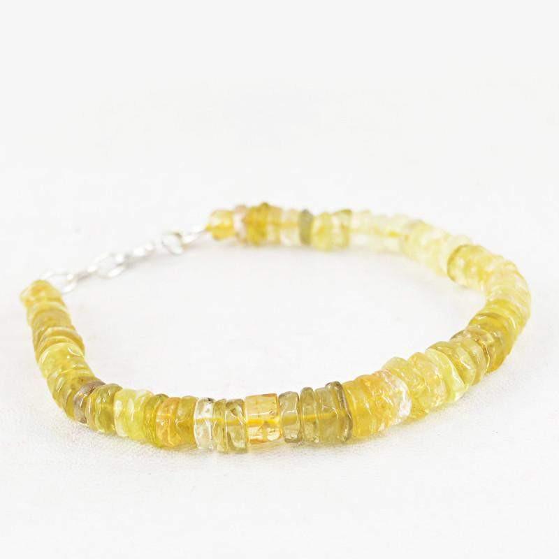 yellow citrine bracelet