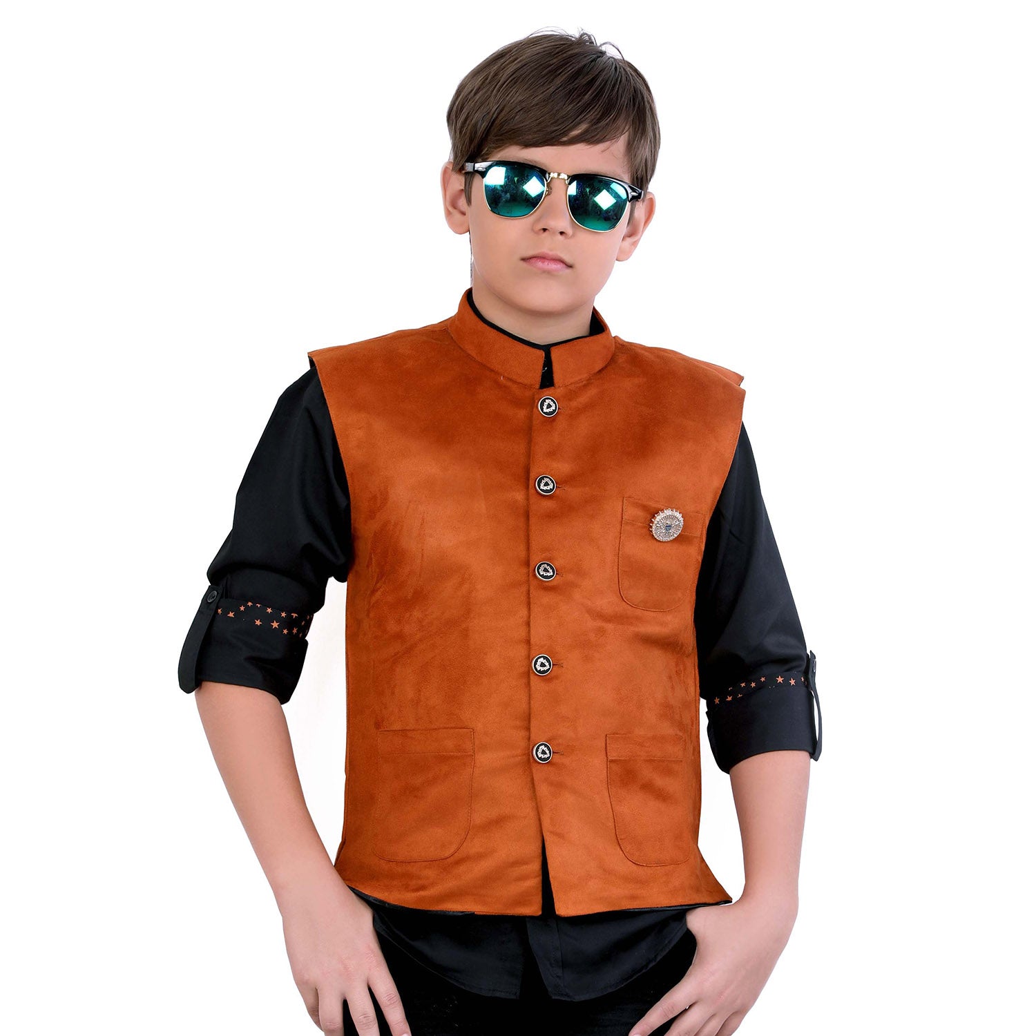 Premium Tussar Silk Nehru Jacket - Utkalika Odisha