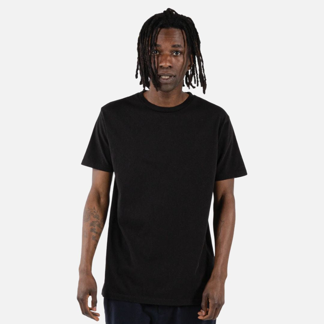 Good Neighbour | Velva Sheen Crew Neck T-Shirt (Black)