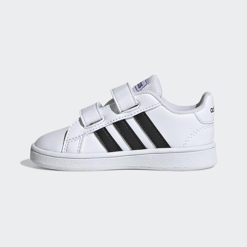 Good Neighbour | Adidas Grand Court Shoes (White + Black)