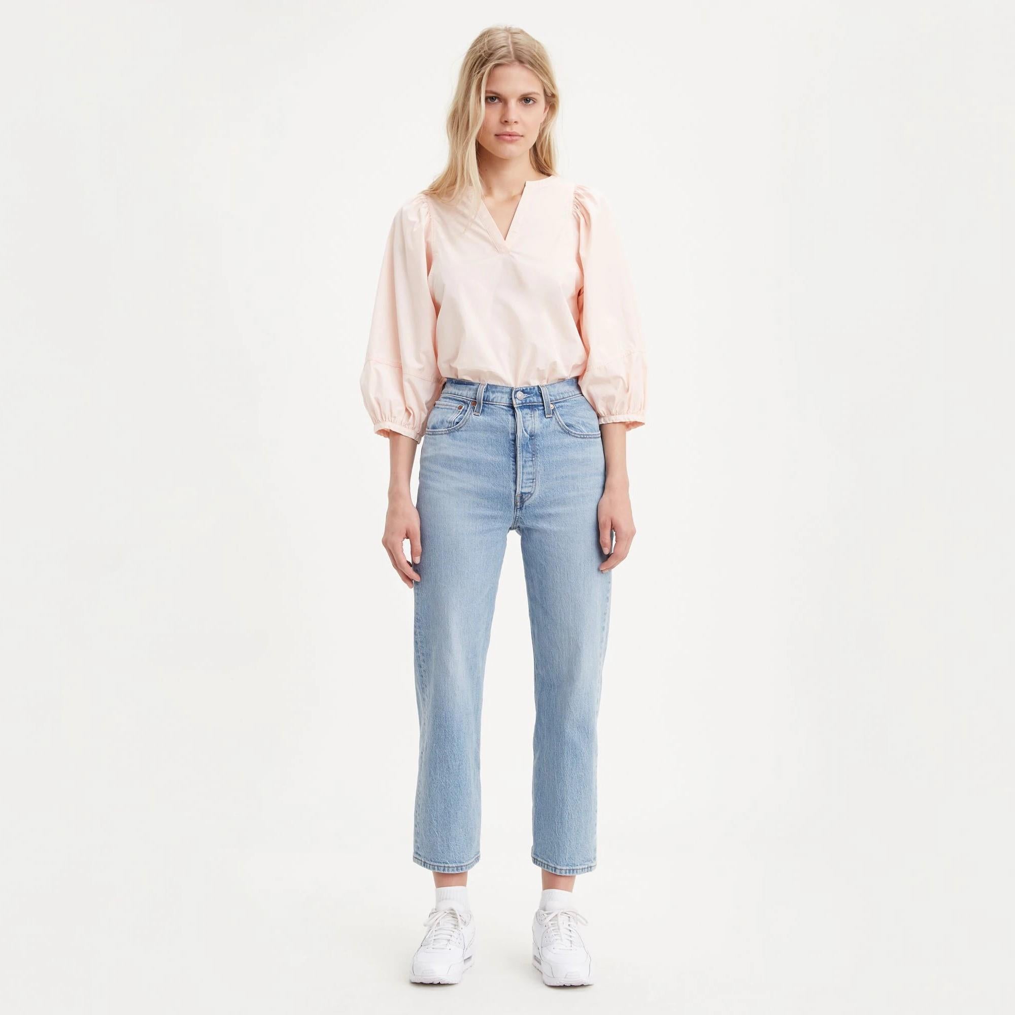 Good Neighbour | Levi's Ribcage Straight Ankle Jeans (Tango Light)