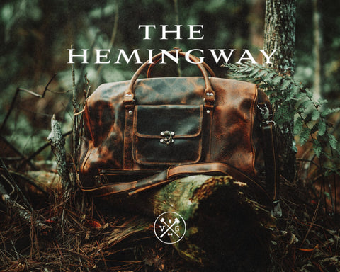 The “Hemingway” Buffalo Leather Duffle Bag [PREORDER