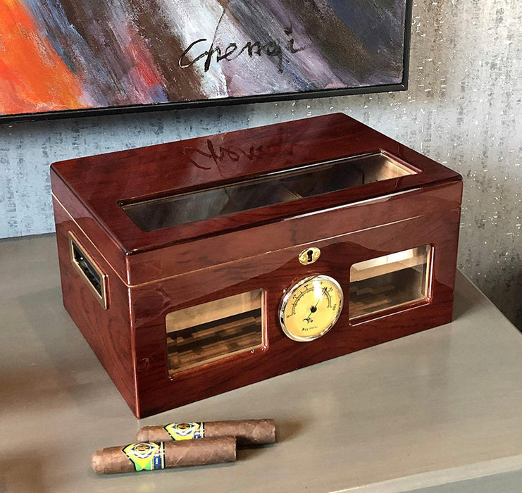 The Valencia Desktop Cigar Humidor — Vintage Gentlemen