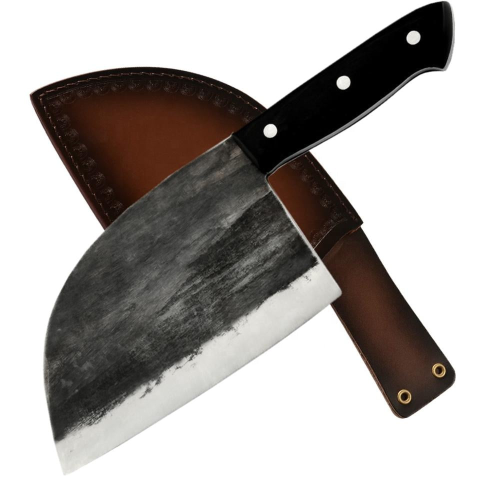 Original Serbian Chef Knife - Unrivaled Quality Exclusive White Hide