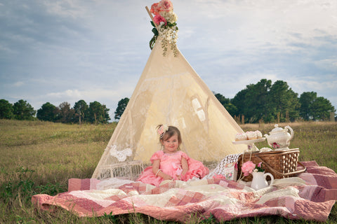 tee pee tea party birthday