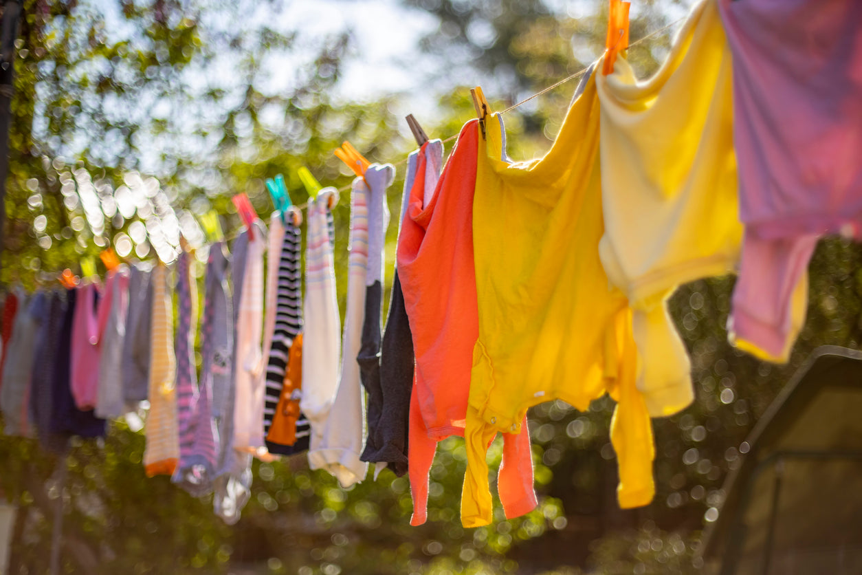 Clothes on washing line