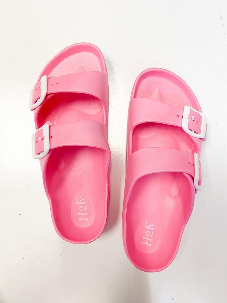 bright pink slides