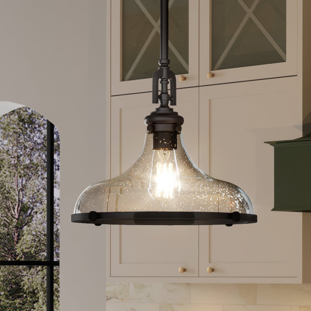 pendant lighting oil rubbed bronze finish