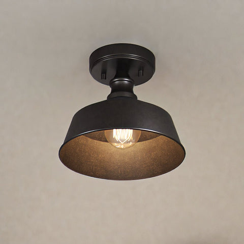 UQL2050 Mediterranean Semi-Flush Ceiling Light, 11.5H x 15.75W, Bron –  Urban Ambiance