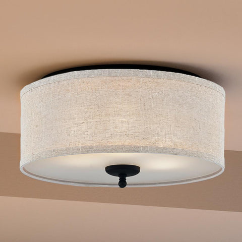 UQL2050 Mediterranean Semi-Flush Ceiling Light, 11.5H x 15.75W, Bron –  Urban Ambiance