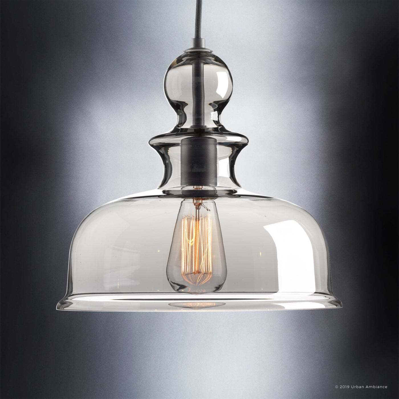 silver farmhouse pendant light